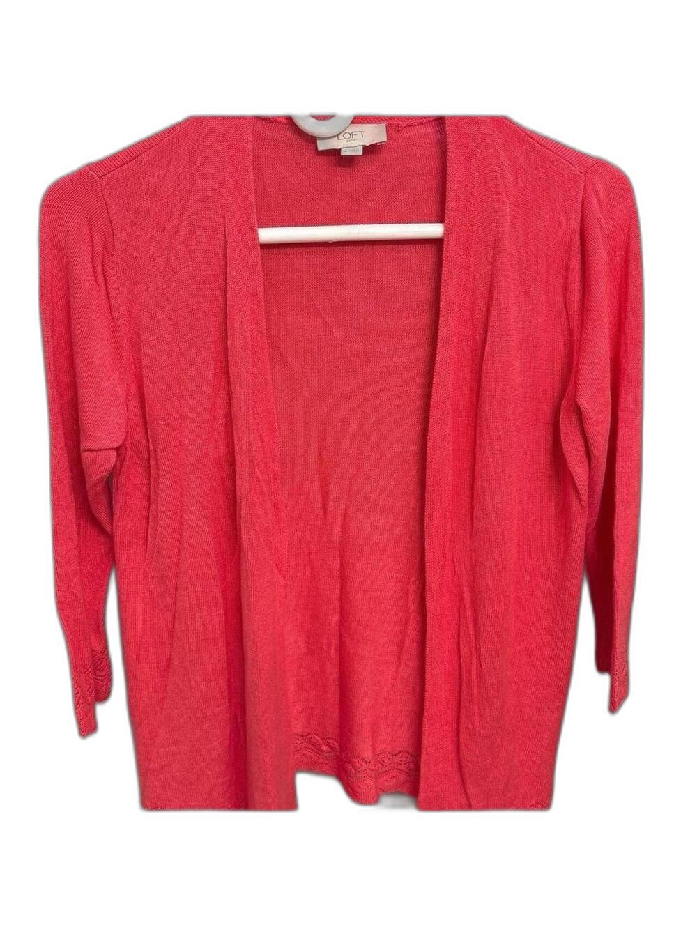 LOFT Women's Red Cardigan